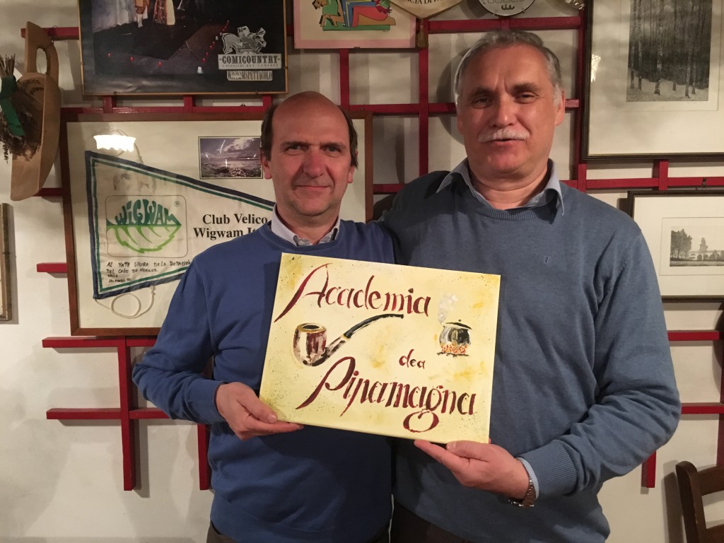 (da sx) Andrea Bortolami - Gran Ciambellano e Graziano Tassinato - Gran Maestro dell'Academia dea Pipamagna