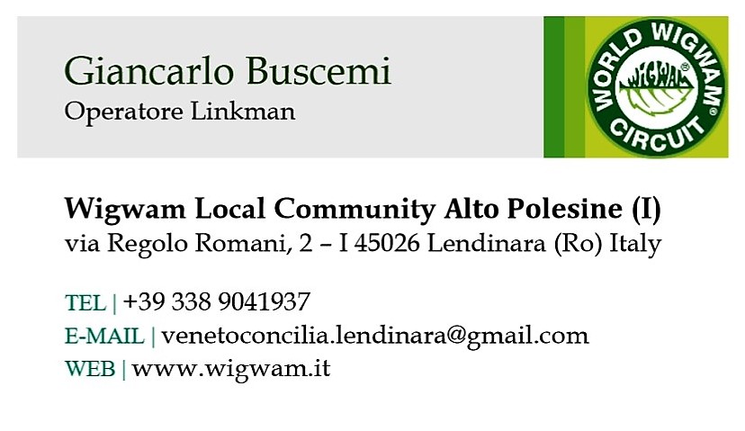 Business Cards Wigwam Giancarlo Buscemi